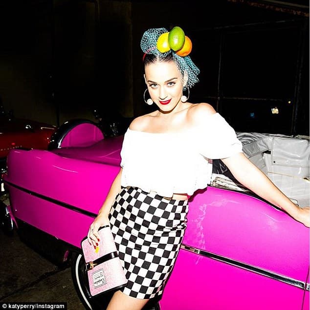 Havana good time! Citrus wear: Katy Perry shared images of her travels to Havana, Cuba