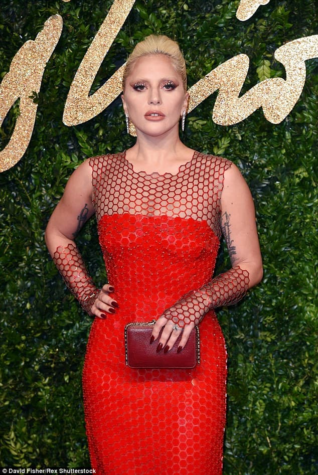 Lady Gaga Wears Tom Ford to British Fashion Awards