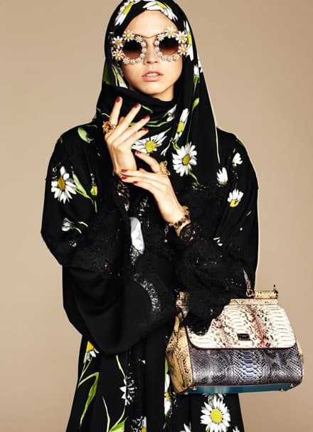 Dolce & Gabbana’s Embellished Hijabs and Abayas Are Great News for Muslim Women